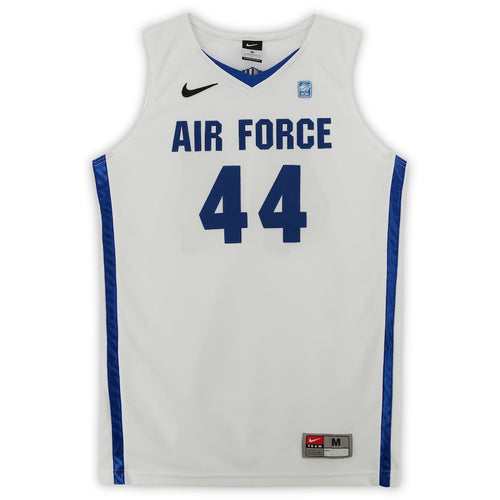 Air Force Falcons Nike Team-Issued #44 White Jersey with NCAA Patch from the Basketball Program - Size M