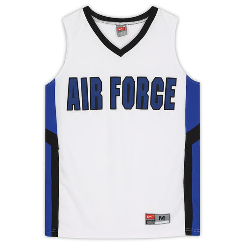 Air Force Falcons Team-Issued White and Black Jersey from the Basketball Program - Size M