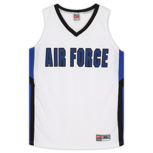 Air Force Falcons Team-Issued White and Black Jersey from the Basketball Program - Size XL