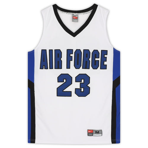 Air Force Falcons Team-Issued #23 White and Black Jersey from the Basketball Program - Size M