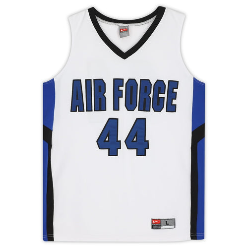 Air Force Falcons Team-Issued #44 White and Black Jersey from the Basketball Program - Size L
