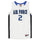 Air Force Falcons Team-Issued #2 White Blue and Black Jersey from the Basketball Program - Size L