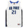 Air Force Falcons Team-Issued #21 White Blue and Black Jersey from the Basketball Program - Size L