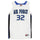 Air Force Falcons Team-Issued #32 White Blue and Black Jersey from the Basketball Program - Size L