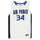 Air Force Falcons Team-Issued #34 White Blue and Black Jersey from the Basketball Program - Size L