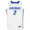 Air Force Falcons Team-Issued #2 White and Blue Jersey from the Basketball Program - Size M