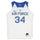 Air Force Falcons Team-Issued #34 White Blue and Gray Jersey from the Basketball Program - Size L