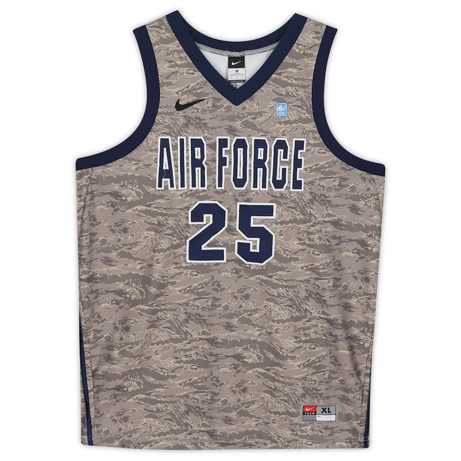 Air Force Falcons Team-Issued #25 Camo Jersey from the Basketball Program - Size XL