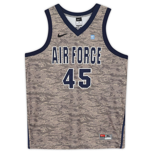 Air Force Falcons Team-Issued #45 Camo Jersey from the Basketball Program - Size XL