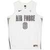 Air Force Falcons Nike Team-Issued #0 White & Green Camouflage Jersey from the Basketball Program - Size XL