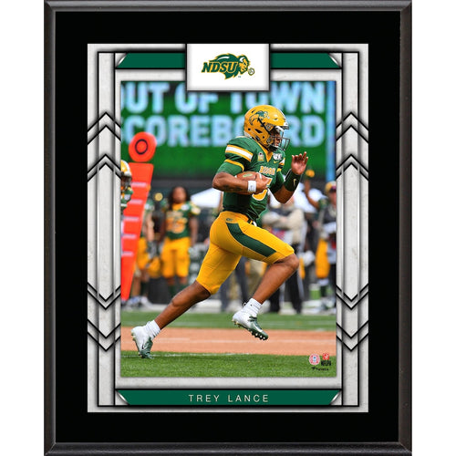Trey Lance NDSU Bison 10.5'' x 13'' Sublimated Player Plaque