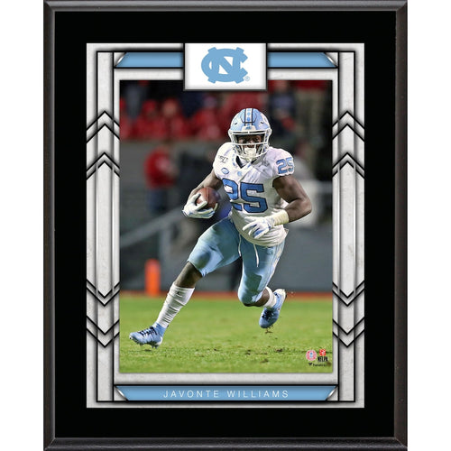 Javonte Williams North Carolina Tar Heels 10.5'' x 13'' Sublimated Player Plaque