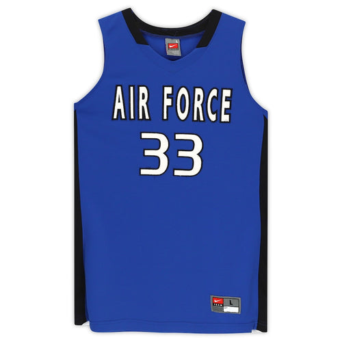 Air Force Falcons Nike Team-Issued #33 Royal & Black Jersey from the Basketball Program