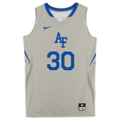 Air Force Falcons Team-Issued #30 Gray Jersey from the Basketball Program