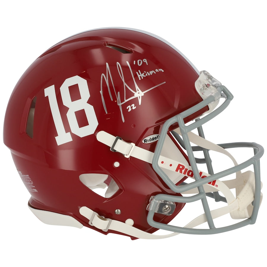 Mark Ingram II Alabama Crimson Tide Autographed Riddell Speed Authentic Helmet with '''09 HEISMAN'' Inscription
