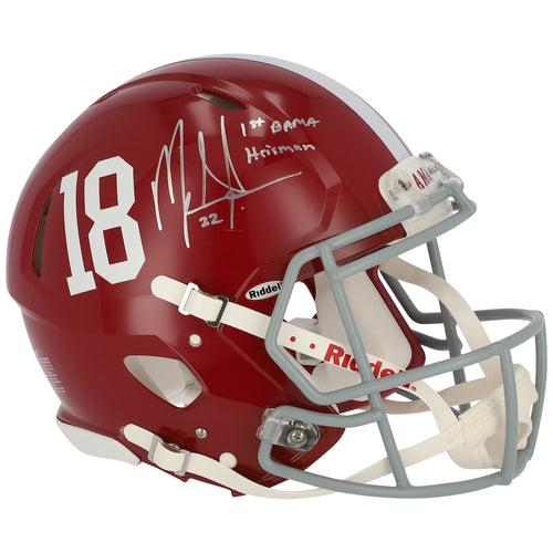 Mark Ingram II Alabama Crimson Tide Autographed Riddell Speed Authentic Helmet with ''1ST BAMA HEISMAN'' Inscription