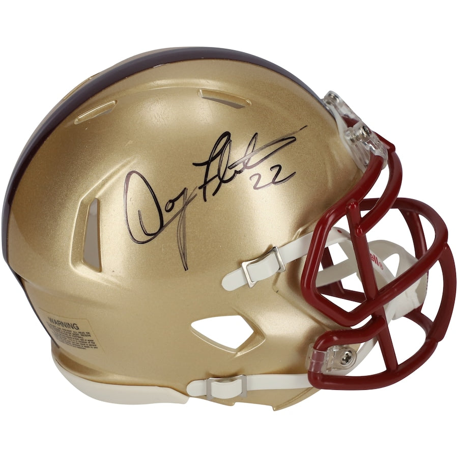 Doug Flutie Boston College Eagles Autographed Riddell Speed Mini Helmet