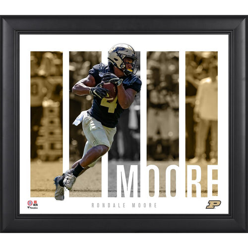 Rondale Moore Purdue Boilermakers Framed 15'' x 17'' Player Panel Collage