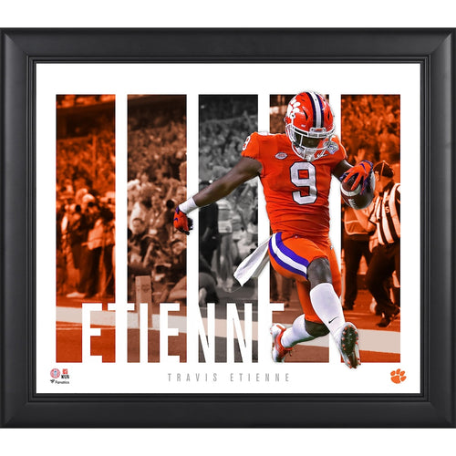 Travis Etienne Clemson Tigers Framed 15'' x 17'' Player Panel Collage