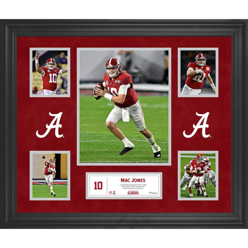 Mac Jones Alabama Crimson Tide Framed 5-Photo Collage