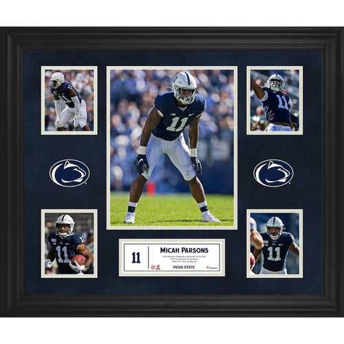 Micah Parsons Penn State Nittany Lions Framed 5-Photo Collage