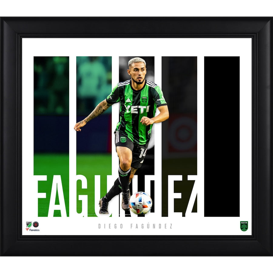 Diego Fagundez Austin FC 15'' x 17'' Player Panel Collage