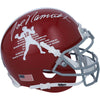 Joe Namath Alabama Crimson Tide Autographed Schutt Themed Mini Helmet