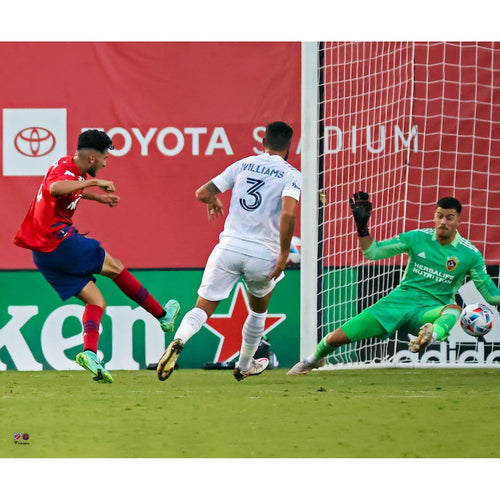 Ricardo Pepi FC Dallas Unsigned Youngest Player in MLS History to Score Hat-Trick Photograph