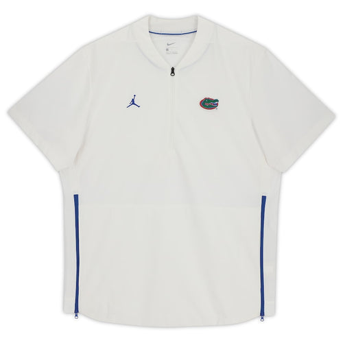 Florida Gators Team-Issued White Jordan Short Sleeve Jacket