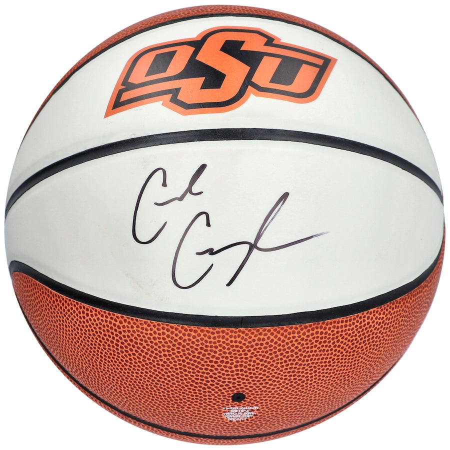 Cade Cunningham Oklahoma State Cowboys Autographed White Panel Basketball