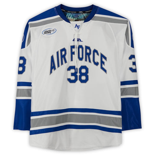 Air Force Falcons Team-Issued #38 White Jersey from the Athletics Program - Size 60