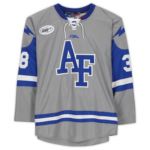 Air Force Falcons Team-Issued #38 Silver Jersey from the Athletics Program