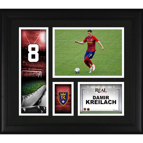 Damir Kreilach Real Salt Lake 15'' x 17'' Player Core Collage