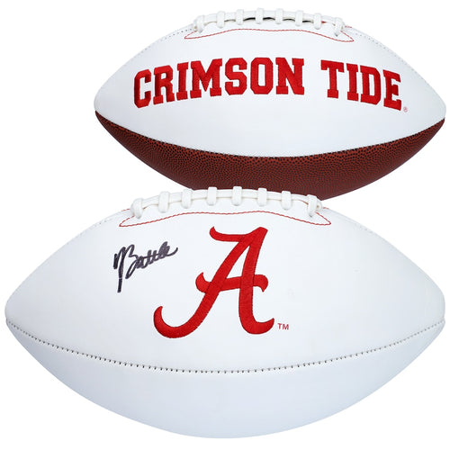 Jordan Battle Alabama Crimson Tide Autographed White Panel Football