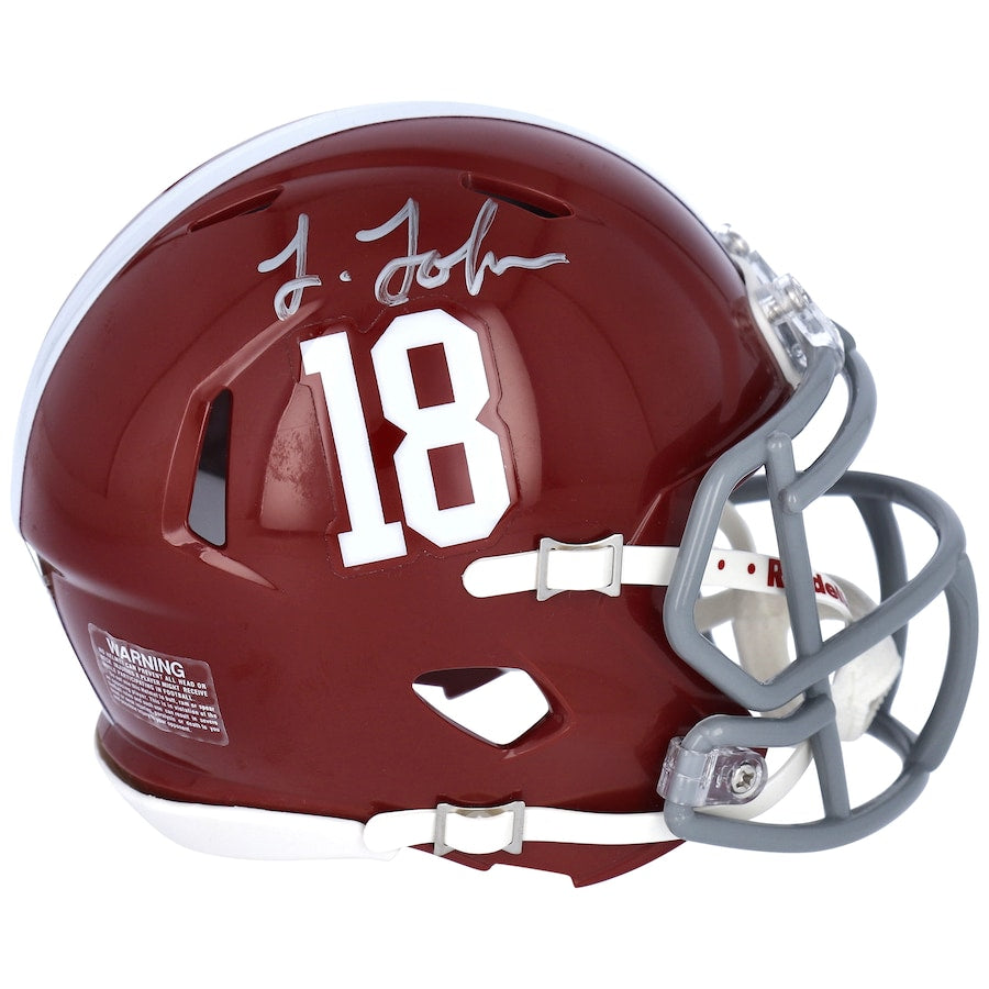 Josh Jobe Alabama Crimson Tide Autographed Riddell Speed Mini Helmet
