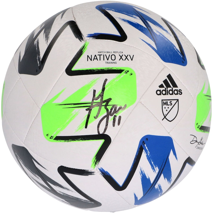 Gyasi Zardes Columbus Crew Autographed MLS 2020 Adidias Replica Soccer Ball