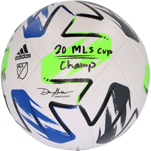 Gyasi Zardes Columbus Crew Autographed MLS 2020 Adidias Replica Soccer Ball with ''20 MLS Cup Champ'' Inscription