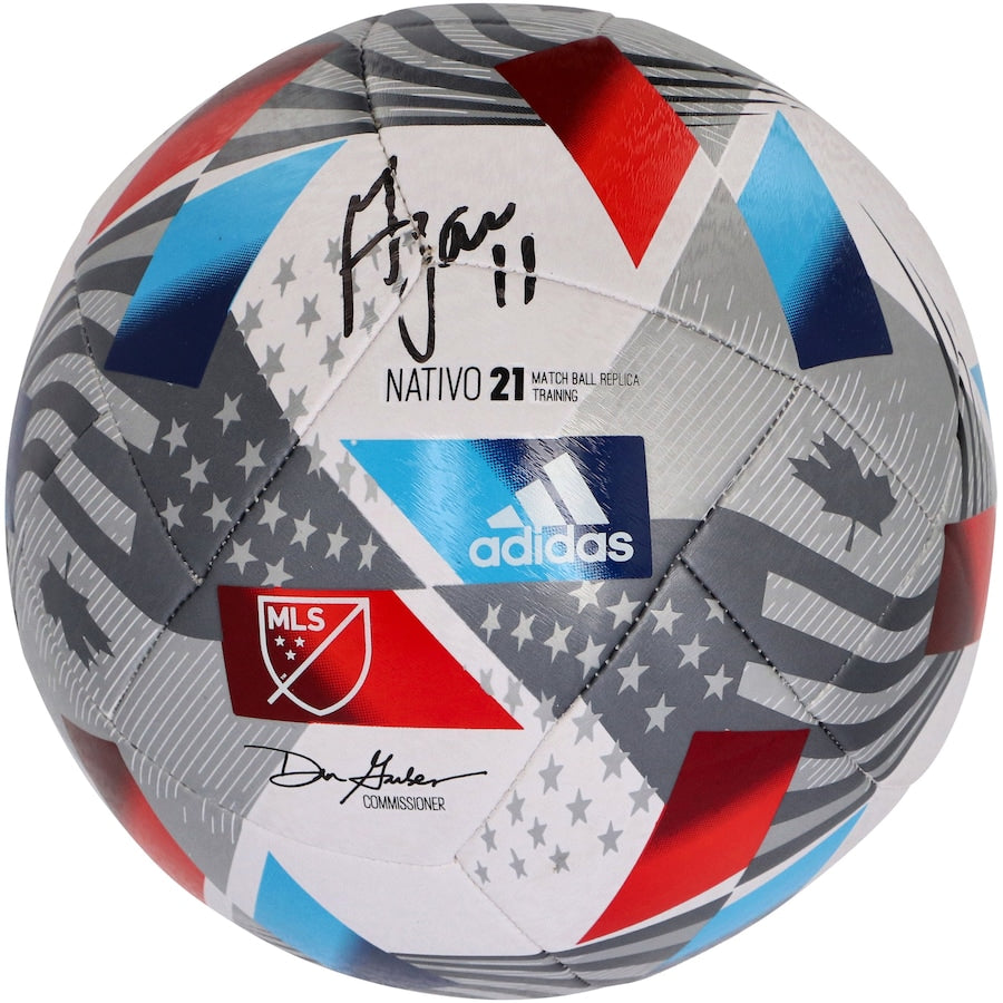 Gyasi Zardes Columbus Crew Autographed MLS 2021 Adidias Replica Soccer Ball
