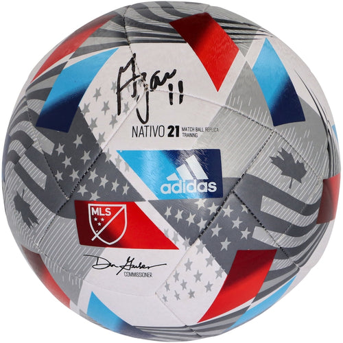 Gyasi Zardes Columbus Crew Autographed MLS 2021 Adidias Replica Soccer Ball