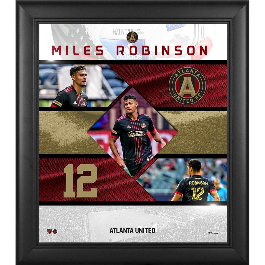 Miles Robinson Atlanta United FC Framed 15'' x 17'' Stitched Stars Collage