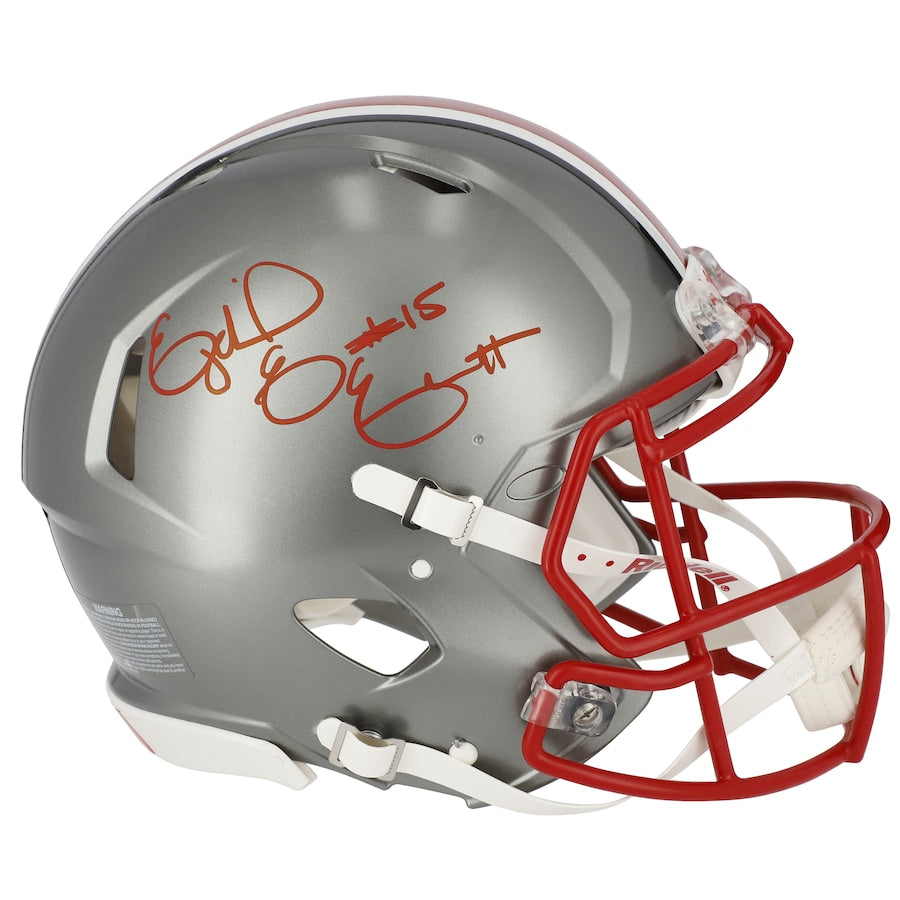 Ezekiel Elliott Ohio State Buckeyes Autographed Riddell Flash Speed Authentic Helmet