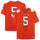 D.J. Uiagalelei Clemson Tigers Autographed Orange Nike Game Jersey with ''Big 5inco'' Inscription - Signature on Front