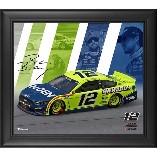 Ryan Blaney Facsimile Signature Framed 15'' x 17'' 2021 Driver Panel Collage