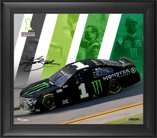 Kurt Busch Facsimile Signature Framed 15'' x 17'' 2021 Driver Panel Collage