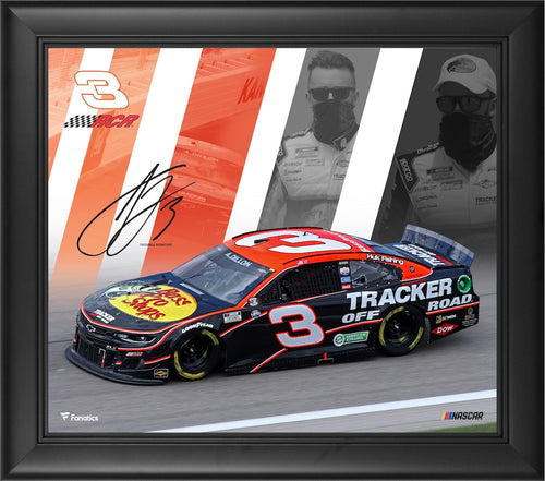 Austin Dillon Facsimile Signature Framed 15'' x 17'' 2021 Driver Panel Collage