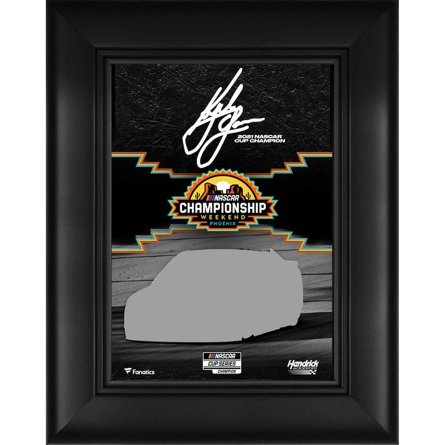 Kyle Larson Framed 5'' x 7'' 2021 NASCAR Cup Champion Collage