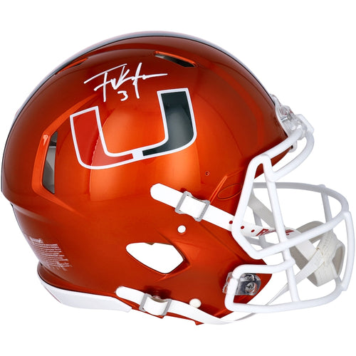 Frank Gore Miami Hurricanes Autographed Riddell Flash Alternate Speed Authentic Helmet