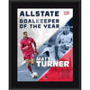 Matt Turner New England Revolution 10.5'' x 13'' 2021 MLS Season Allstate Goalkeeper of the Year Award Sublimated Plaque