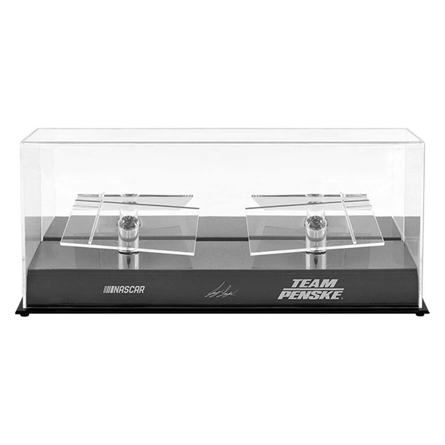 Joey Logano Facsimile Signature 1:24 Two Car Die-Cast Display Case