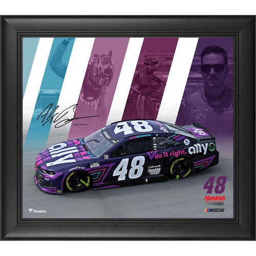 Alex Bowman Hendrick Motorsports Facsimile Signature Framed 15'' x 17'' 2021 Driver Panel Collage